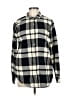 Altar'd State 100% Cotton Black Long Sleeve Button-Down Shirt Size M - photo 1