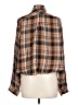 True Craft Plaid Brown Long Sleeve Blouse Size L - photo 2