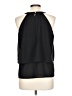 Paper Crane 100% Polyester Black Sleeveless Blouse Size L - photo 2