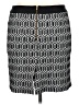 Banana Republic Graphic Black Casual Skirt Size 14 - photo 2