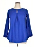 Unbranded Blue Long Sleeve Blouse Size XL - photo 1