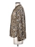 Zadig & Voltaire 100% Polyester Animal Print Brown Tan Long Sleeve Blouse Size XS - photo 5