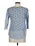 Ruby Rd. Blue 3/4 Sleeve T-Shirt Size M - photo 2