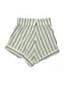 PQ Stripes Gray Ivory Shorts Size XXS - photo 2