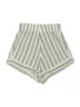 PQ Stripes Gray Ivory Shorts Size XXS - photo 1