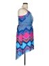 PaperDoll 100% Polyester Chevron-herringbone Blue Casual Dress Size 14 - photo 4