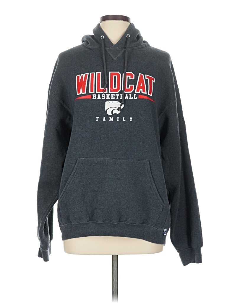 Pre-owned Russell Athletic Pullover Hoodie In Gray