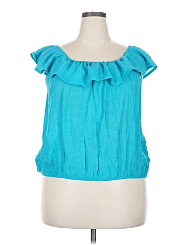 Paper Tee Short Sleeve Blouse (view 1)