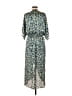 Lezat 100% Polyester Blue Casual Dress Size M - photo 2