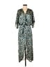 Lezat 100% Polyester Blue Casual Dress Size M - photo 1