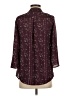 Maurices 100% Polyester Paisley Burgundy 3/4 Sleeve Blouse Size XS - photo 2