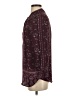 Maurices 100% Polyester Paisley Burgundy 3/4 Sleeve Blouse Size XS - photo 5