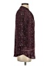 Maurices 100% Polyester Paisley Burgundy 3/4 Sleeve Blouse Size XS - photo 4