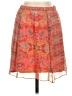 Ella Moss 100% Silk Paisley Orange Silk Skirt Size XS - photo 1