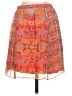 Ella Moss 100% Silk Paisley Orange Silk Skirt Size XS - photo 2