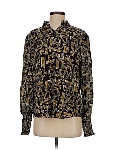 Go By Go Silk Long Sleeve Silk Top (view 1)