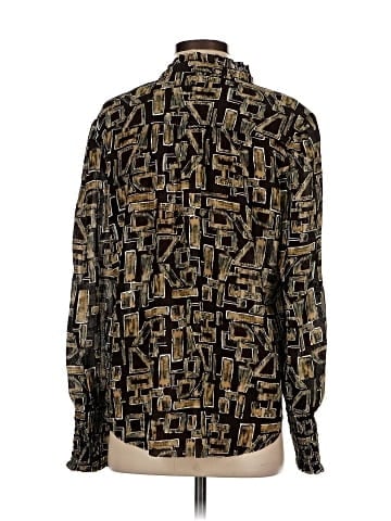 Go By Go Silk Long Sleeve Silk Top (view 2)