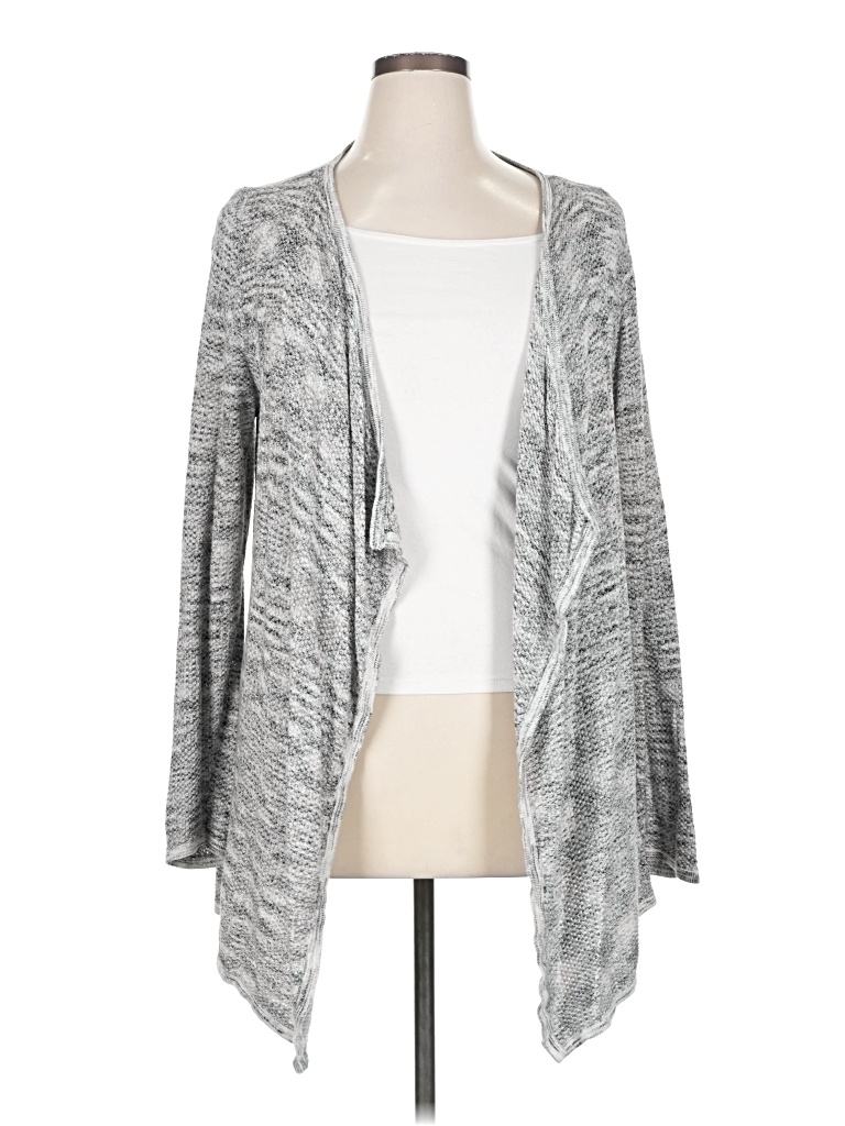 Pre-owned Ab Studio Cardigan Sweater In Gray