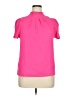 Unbranded 100% Polyester Pink Short Sleeve Blouse Size XL - photo 1