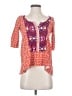 Akemi + Kin 100% Cotton Red 3/4 Sleeve Blouse Size S - photo 1