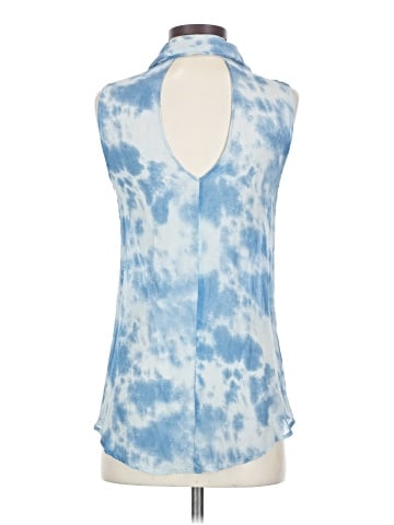 Angie Sleeveless Button-Down Shirt (view 2)
