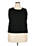 Essentials Black Sleeveless T-Shirt Size 3X - photo 1