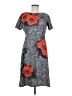 Kay Unger Floral Gray Casual Dress Size 8 - photo 1