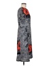 Kay Unger Floral Gray Casual Dress Size 8 - photo 4