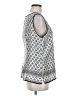 Talbots 100% Polyester Gray Sleeveless Blouse Size M - photo 5