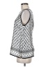 Talbots 100% Polyester Gray Sleeveless Blouse Size M - photo 4
