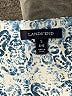 Lands' End Blue 3/4 Sleeve Blouse Size S - photo 7
