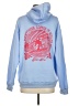 Shein 100% Polyester Blue Sweatshirt Size S - photo 2