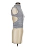 Shein Silver Gray Sleeveless Top Size 4 - photo 4