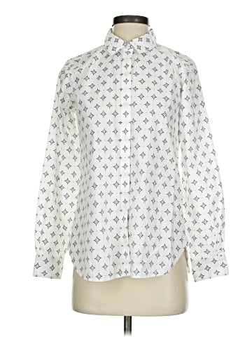 Garnet Hill Long Sleeve Button-Down Shirt (view 1)