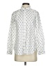 Garnet Hill Ivory Long Sleeve Button-Down Shirt Size 0 - photo 1