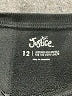 Justice Stars Black Pullover Sweater Size 12 - photo 3