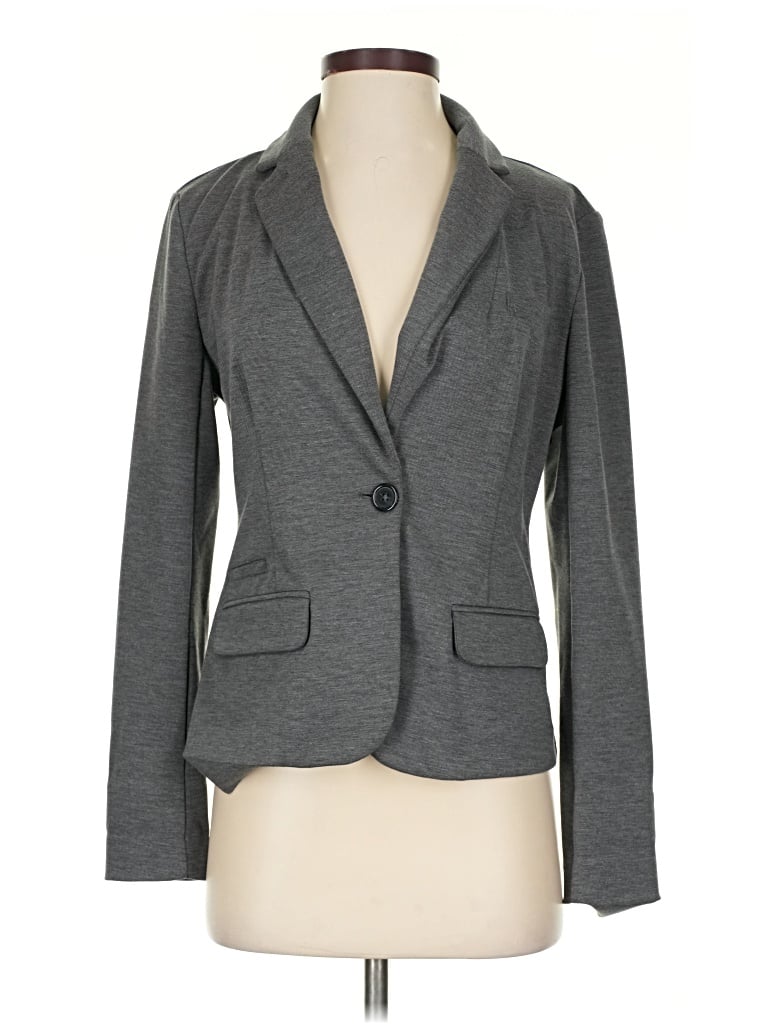 Pre-owned Merona Blazer Jacket In Gray