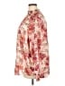 Torrid 100% Polyester Floral Pink Long Sleeve Blouse Size 2X Plus (2) - photo 5