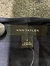 Ann Taylor Solid Black Blue Formal Skirt Size 6 - photo 4
