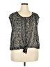 Maurices 100% Polyester Black Sleeveless Blouse Size 20 (2) - photo 1