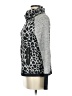 Cullen Animal Print Gray Turtleneck Sweater Size XS - photo 5