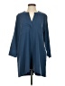 W by Worth 100% Polyester Blue 3/4 Sleeve Blouse Size P (petite) - photo 1