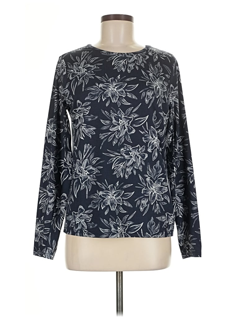 Pre-owned Hang Ten Long Sleeve T-shirt In Blue