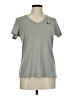 Under Armour 100% Polyester Gray Active T-Shirt Size M - photo 1