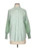 Unbranded Stripes Green Long Sleeve Blouse Size XS - photo 1