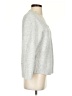 Lou & Grey Metallic Silver Pullover Sweater Size XS - photo 4