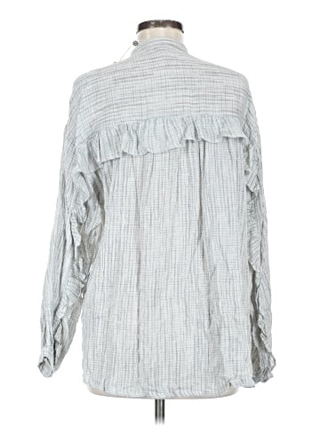 Max Studio Long Sleeve Button-Down Shirt (view 2)