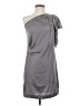 BCBGMAXAZRIA 100% Polyester Solid Gray Cocktail Dress Size XXS - photo 1