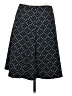 Renee C. Chevron-herringbone Black Casual Skirt Size M - photo 2