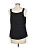 Nic + Zoe 100% Polyester Black Sleeveless Blouse Size M - photo 2